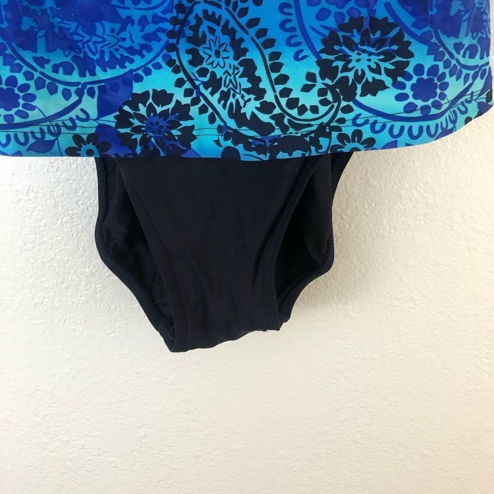 Beach Cabana Floral print Swim Suit size S - Picture 3 of 5